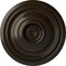 Ekena Millwork Traditional Ceiling Medallion (Fits Canopies up to 4"), 14 3/4"OD x 1 3/4"P, Stone Hearth CM14TRSHF - alternate 1